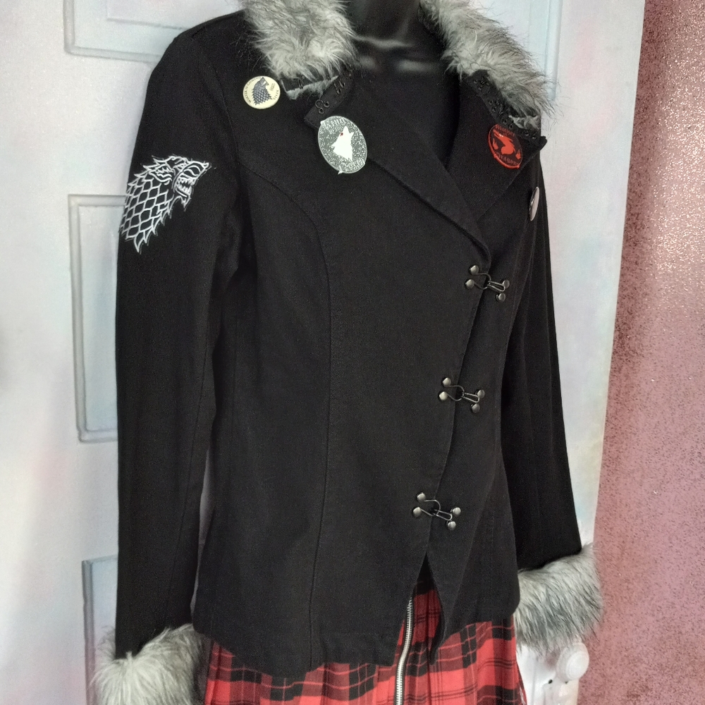 Fire & Ice- custom GoT themed RAGE ร Tripp NYC jacket- PRICE FIRM! - Picture 10 of 16